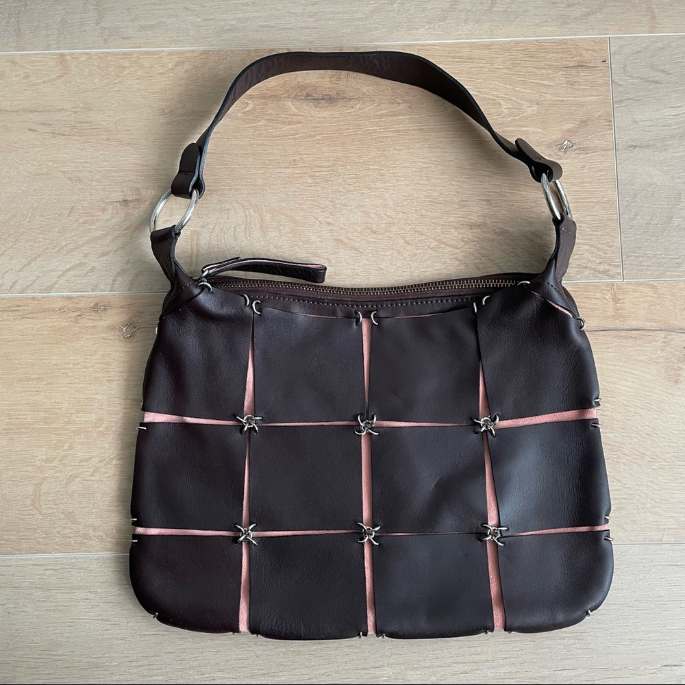 NWOT CATS Leathet Shoulder Bag - made in Spain